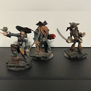 Disney Infinity Figures Pirates of the Caribbean Set Of 3